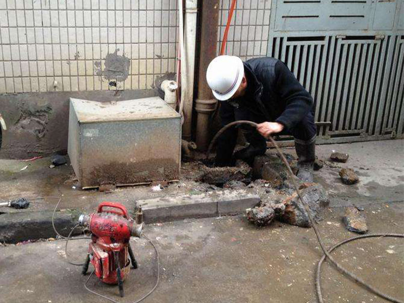 总口管理区疏通下水道-洗菜池疏通